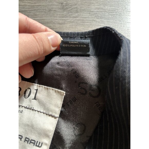 G-Star Raw Vest Waistcoat men’s Black Size Large - Picture 5 of 9